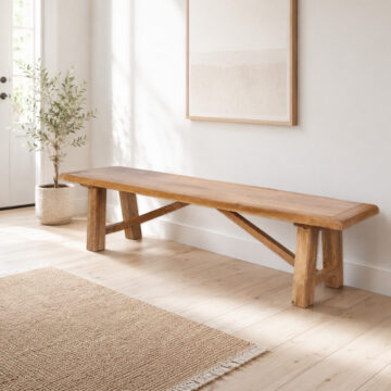 Rangpur Mango Large Bench | Assembled