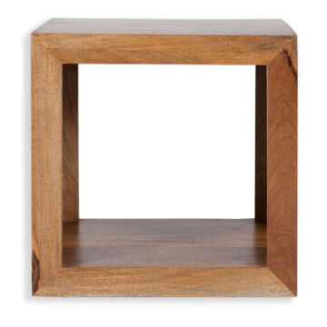 Shimla Petite Mango 1 Hole Cube | Side Table