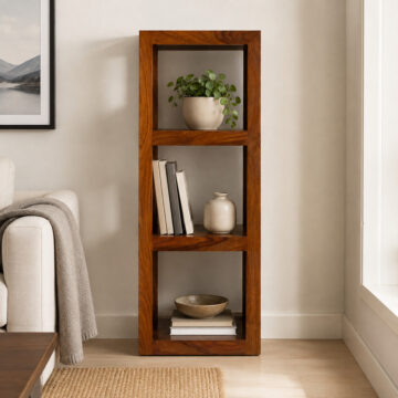 Shimla Petite 3 Hole Sheesham Vertical Cube