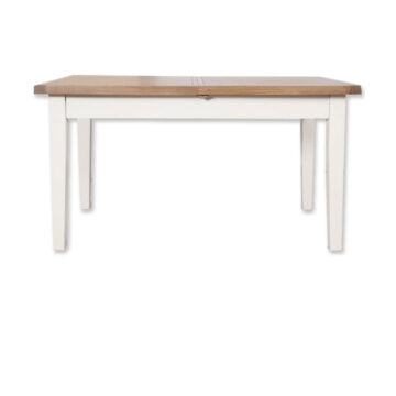 Norfolk White Extending Dining Table | Oak Top | 160 – 210cm