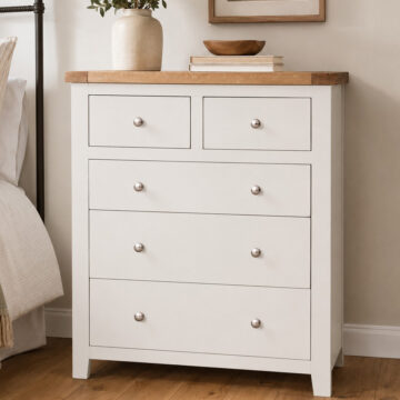 Norfolk White 2 Over 3 Chest