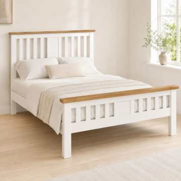 Norfolk White Double Bed