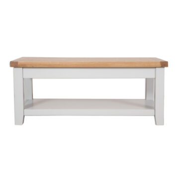 Norfolk French Grey Coffee Table | Oak Top
