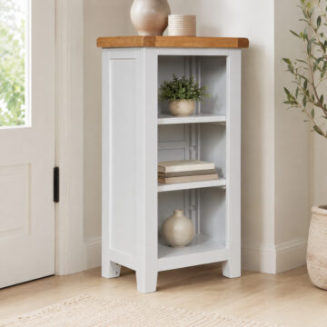 Norfolk French Grey Small Bookcase