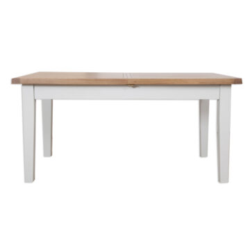 Norfolk French Grey Extending Dining Table | Oak Top | 120 – 160cm