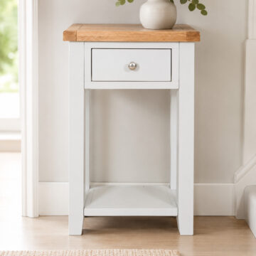 Norfolk French Grey 1 Drawer Console Table