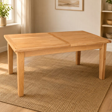 Norfolk Natural Oak Extending Dining Table | Oak Top | 160 - 210cm