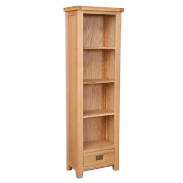 Norfolk Natural Oak Slim Bookcase