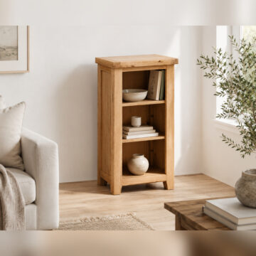 Norfolk Natural Oak Small Oak Bookcase