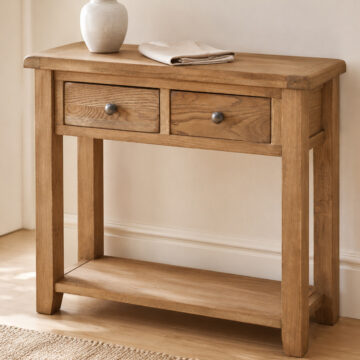 Norfolk Country 2 Drawer Console Table