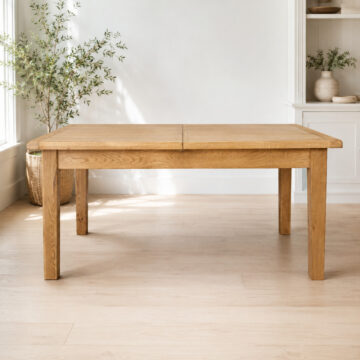 Norfolk Country Extending Dining Table | Oak Top | 160 - 210cm