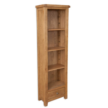 Norfolk Country Oak Slim Bookcase