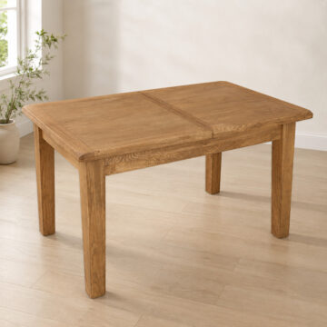 Norfolk Country Extending Dining Table | Oak Top | 120 - 160cm