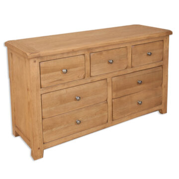 Norfolk Country 7 Drawer Wide Chest