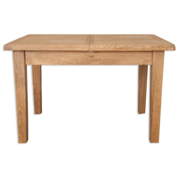 Norfolk Country Extending Dining Table | Oak Top | 120 – 160cm
