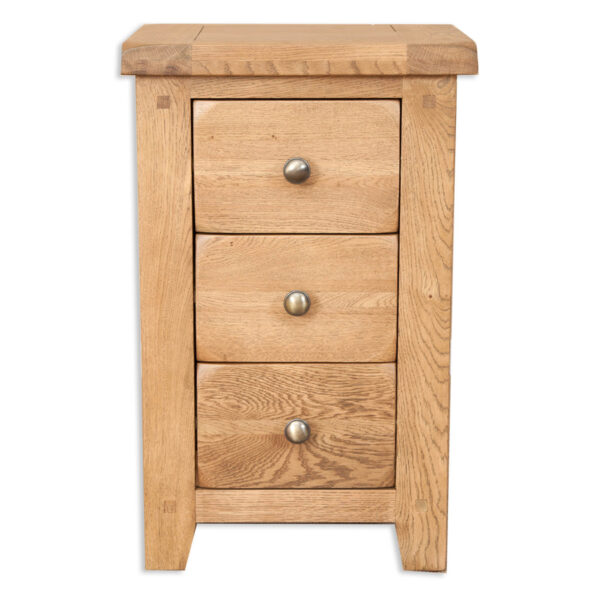 Norfolk Country 3 Drawer Bedside Cabinet