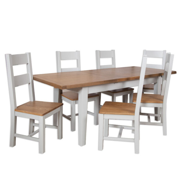 Norfolk French Grey 1.2 Extending Dining Table