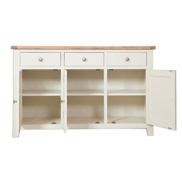 Norfolk Ivory 3 Door Sideboard