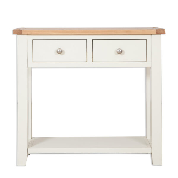 Norfolk Ivory 2 Drawer Console Table