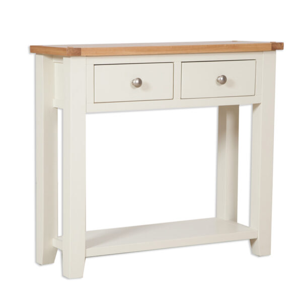 Norfolk Ivory 2 Drawer Console Table
