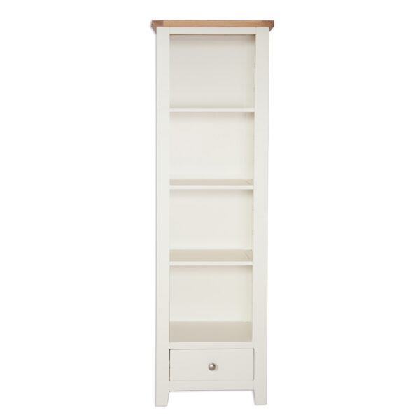 Norfolk Ivory Slim Bookcase