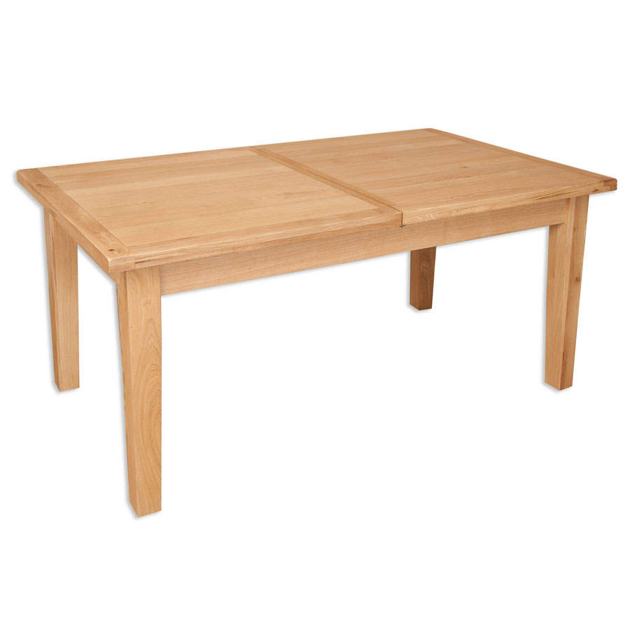 Norfolk Natural Oak 1.6 Extending Dining Table 160 210cm Oak World