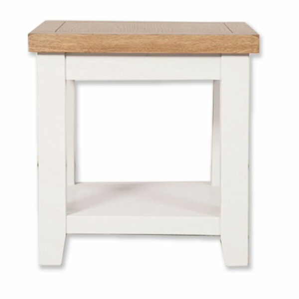 Norfolk White Lamp Table