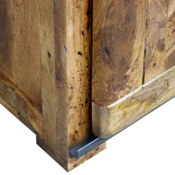 Matara Mango Wood 2 Sliding Door 7 Drawer Large Sideboard | Assembled