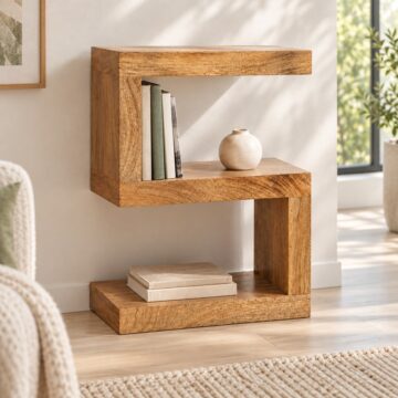 Shimla Petite Mango S Shelving Unit | Assembled
