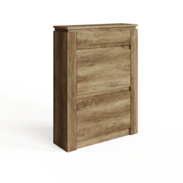 Valley Shoe Cabinet | Oak Finish