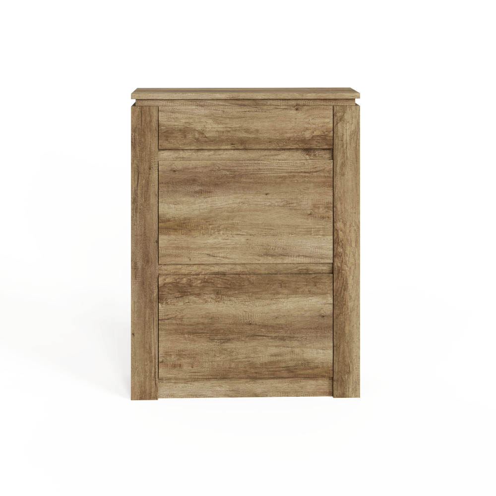 Valley Shoe Cabinet | Oak Finish