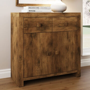 Maluku 2 Door Sideboard with Drawers | Mango Finish