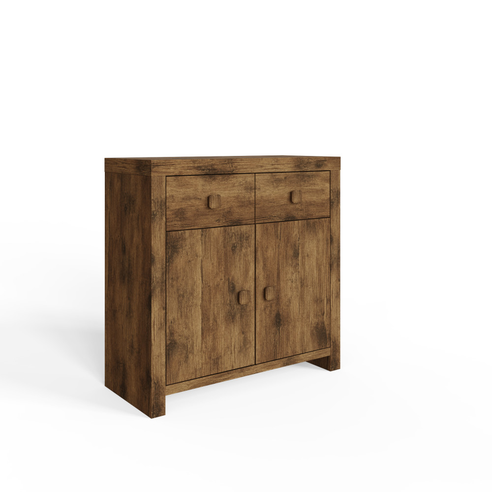 Maluku 2 Door Sideboard with Drawers | Mango Finish