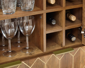Kentwood Wine Cabinet | Mango Finish