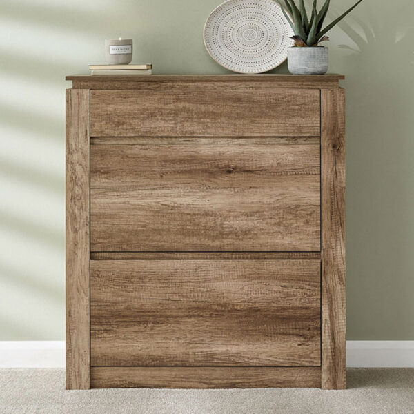Valley Oak Shoe Cabinet | Self Assembly | Clearance