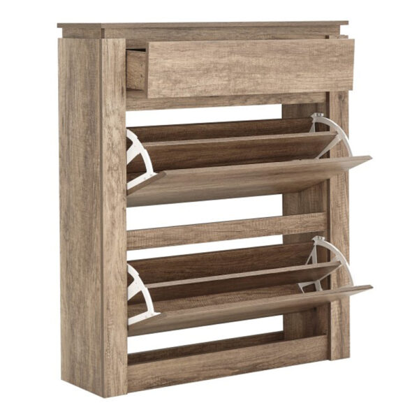 Valley Oak Shoe Cabinet | Self Assembly | Clearance