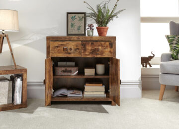 Maluku 2 Door Sideboard with Drawers | Mango Finish