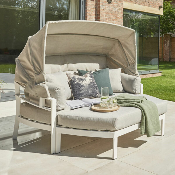 Cream Gold Coast Day Bed | White | Beige