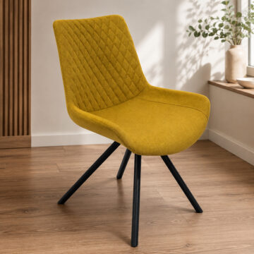 Yellow Sigma Dining Chair | Saffron