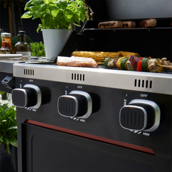 Black Atlas 3 Burner Gas BBQ