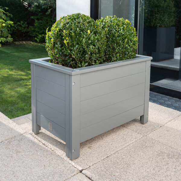 Palma Rectangular Planter | Grey