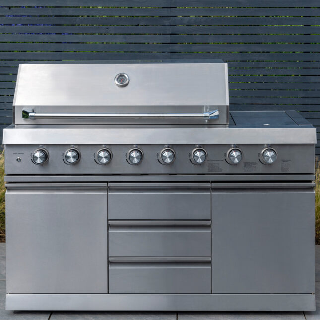 Absolute 6 Burner Outdoor Gas Kitchen | Oak World