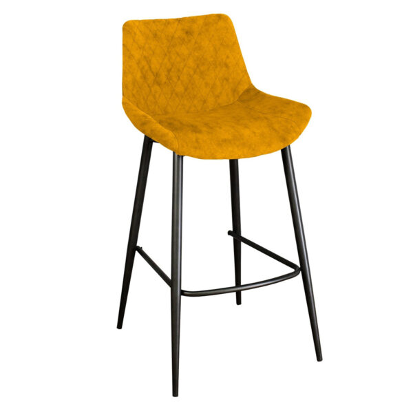 Yellow Sigma Bar Stools | Saffron