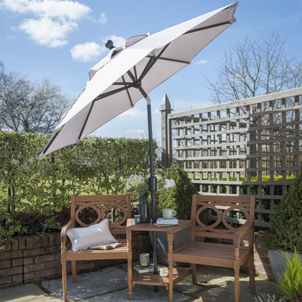 Carrousel 2.5m Parasol | Mouse Grey