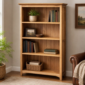 Wellington Oak Bookcase