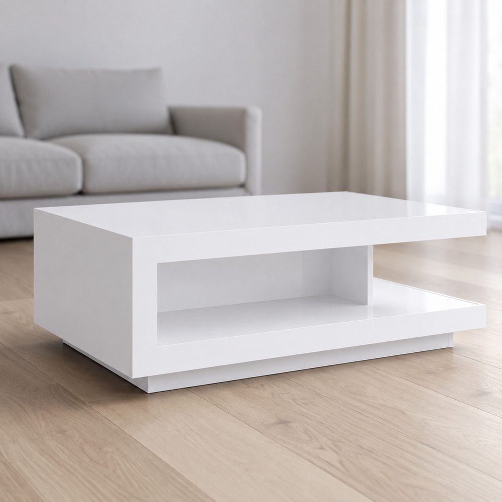 Rydal White Gloss Designer Coffee Table