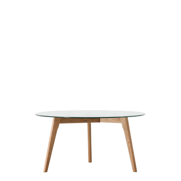 Blackwall Round Coffee Table | Oak