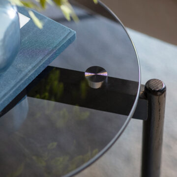 Blackwall Side Table | Glass Top