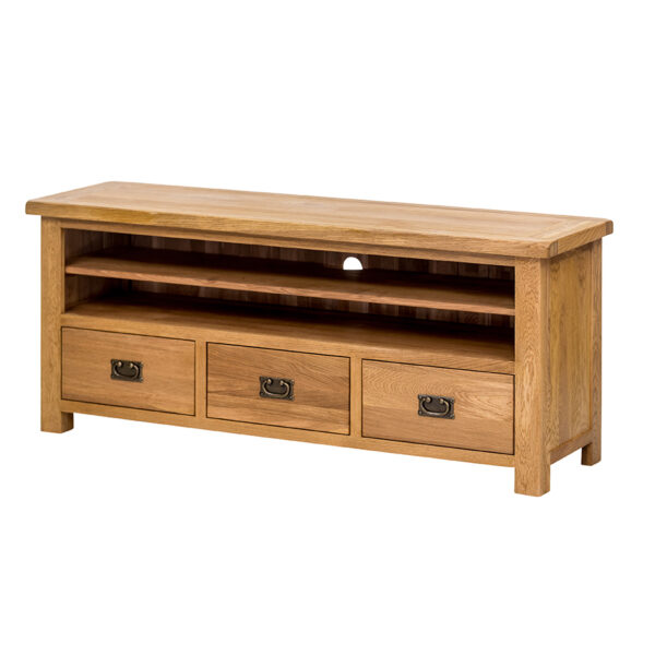 Nottingham Oak Large TV Unit With Drawers