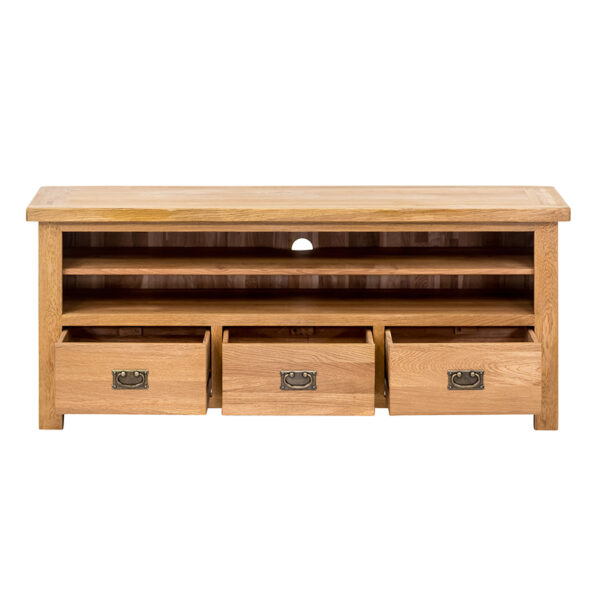 Nottingham Oak Large TV Unit With Drawers